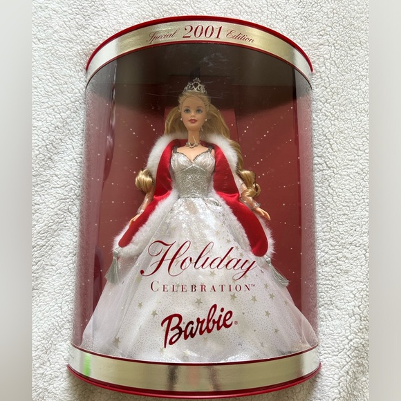 2001 Holiday Celebration Barbie - Picture 1 of 4